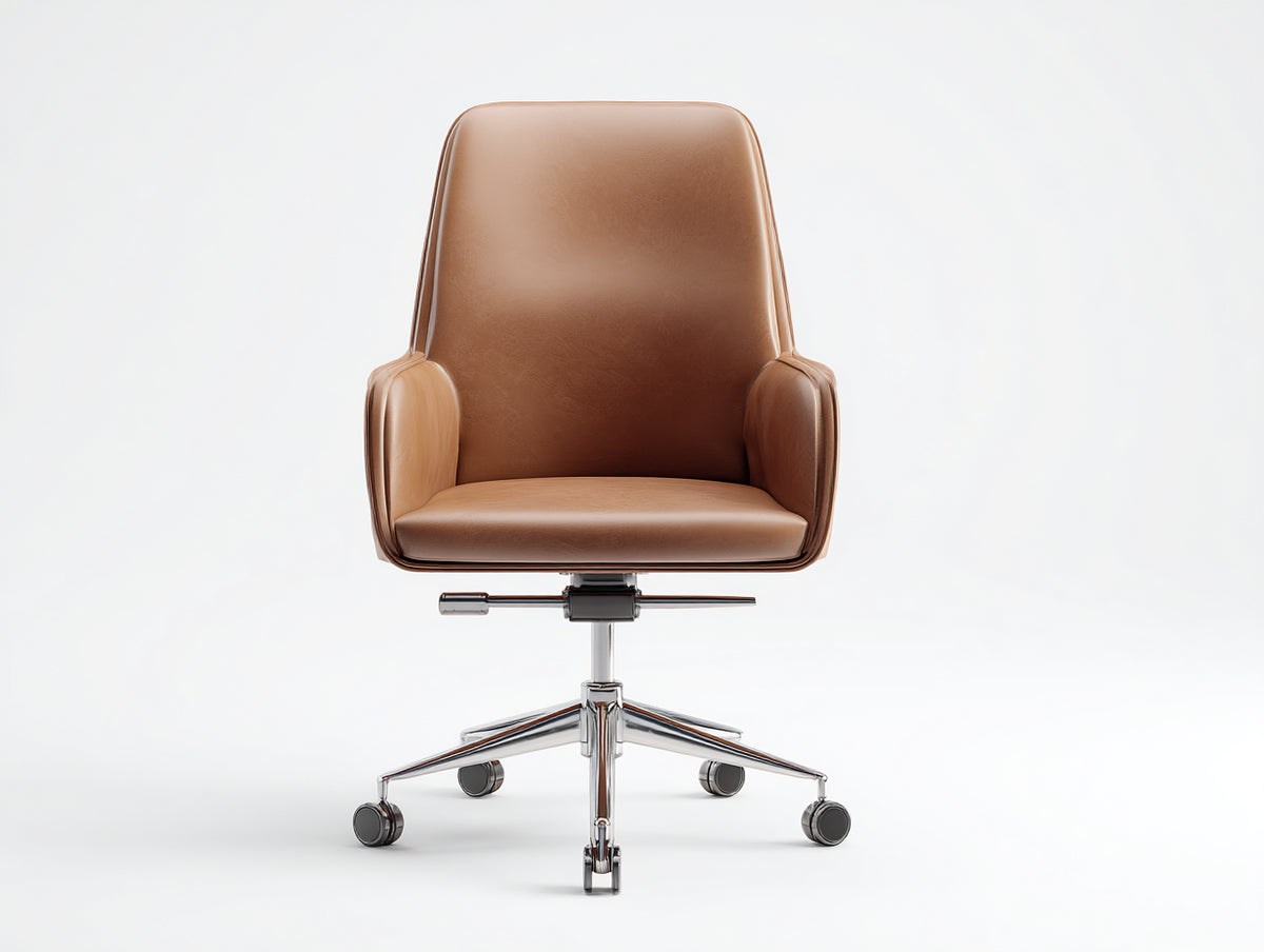 Computerstuhl-Stoff-Metall-63×66×91 cm-Hellblau/Schwarz-helles Karodesign mit Rollen fürs Arbeitszimmer